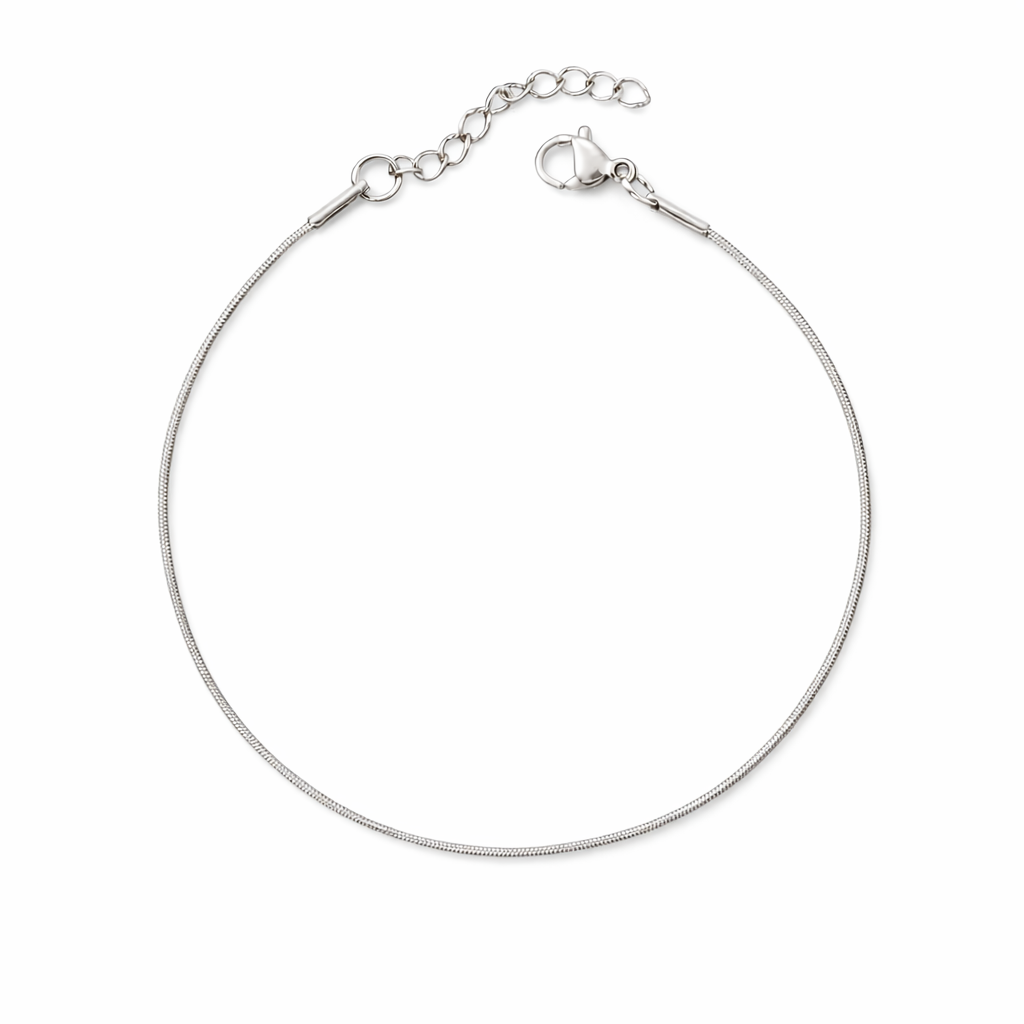 Тонкий браслет з нержавіючої сталі